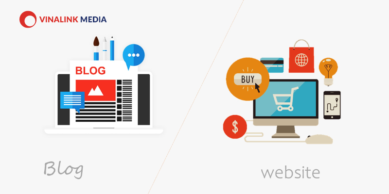 Sự khác biệt giữa website và blog là gì?